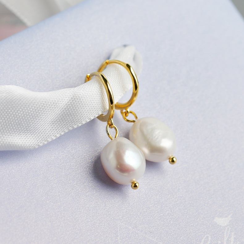 Baroque Fresh Water Pearl Earrings